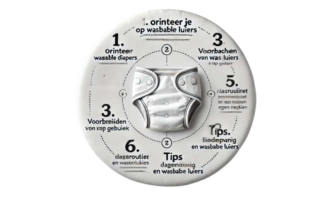 Infographic wasbare luier start